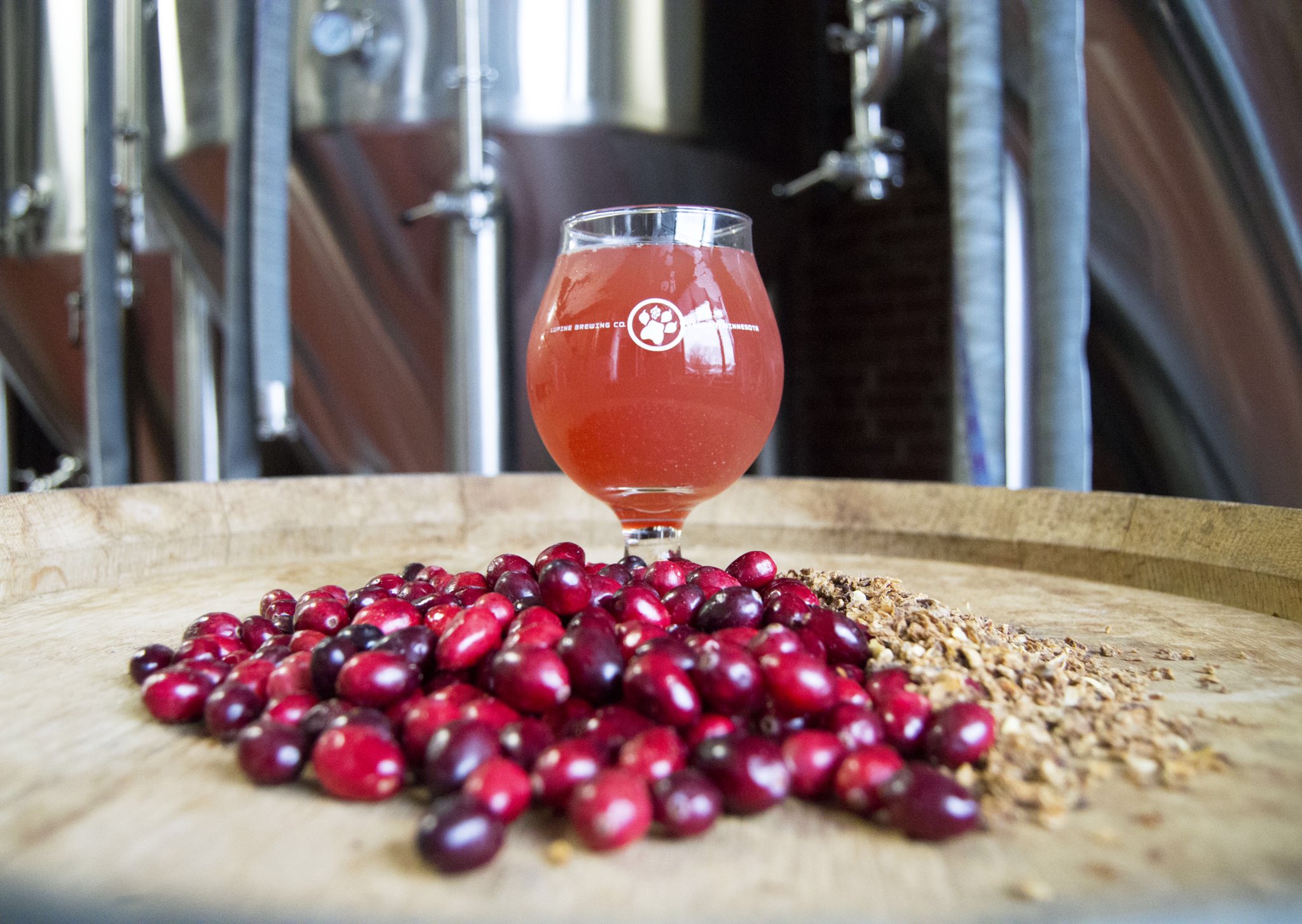 Lupine Cranberry Sour Meower • Photo via Lupine Brewing