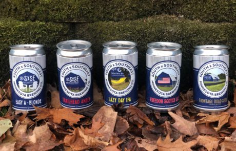 A selection of beers from SxSE Brewery • Photo via SxSE Brewery