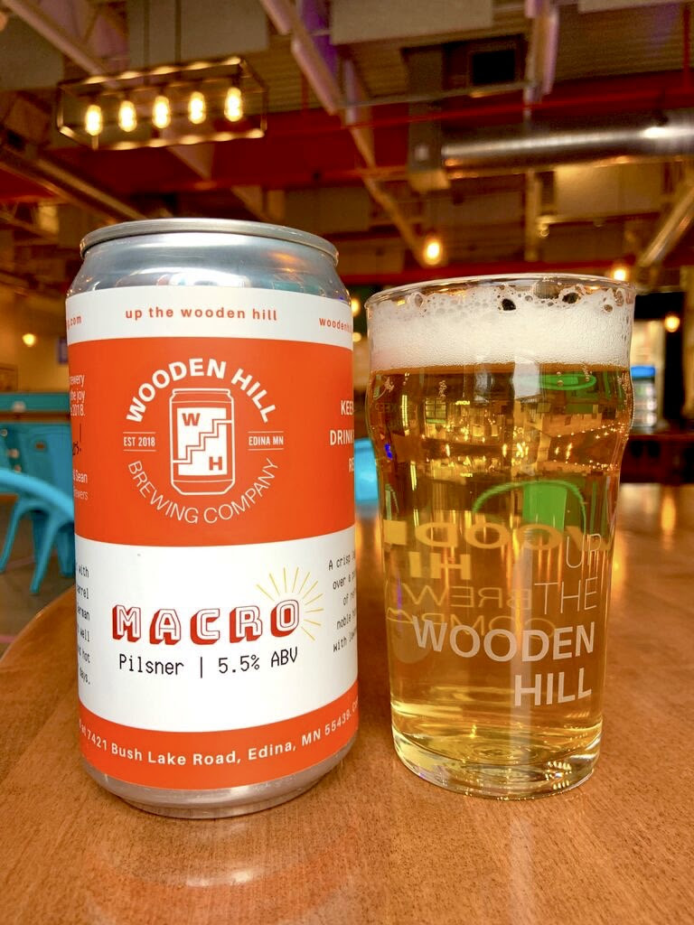 Wooden Hill Macro Lager • Photo via Wooden Hill Brewing Co.