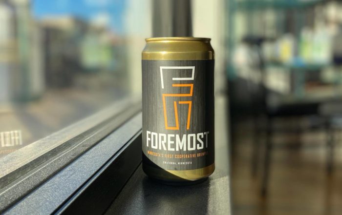 Foremost Brewing Crowler • Photo via Foremost Brewing Cooperative