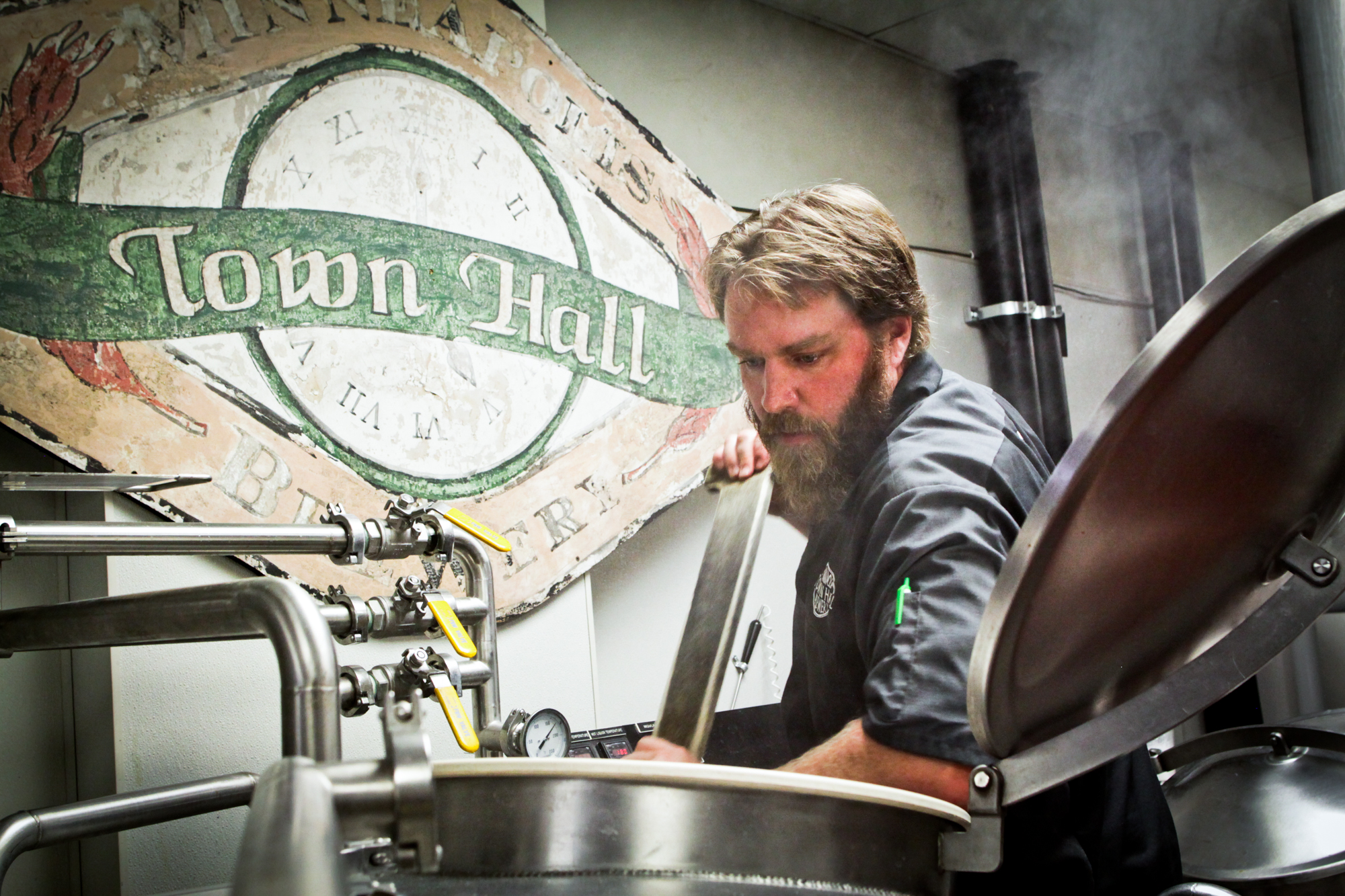 Town Hall Head Brewer Mike Hoops • Photo by Aaron Davidson