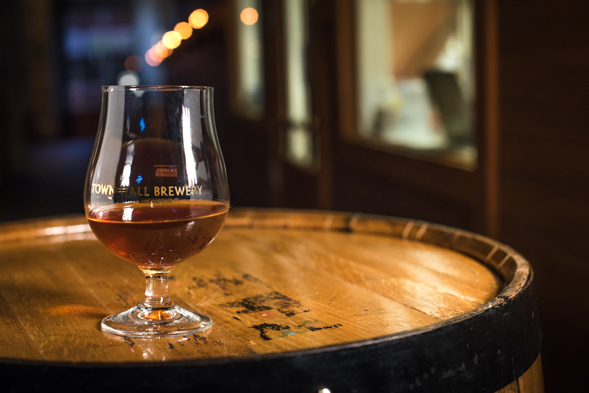Barrel-aged beer at Minneapolis Town Hall Brewery • Photo by Kevin Kramer