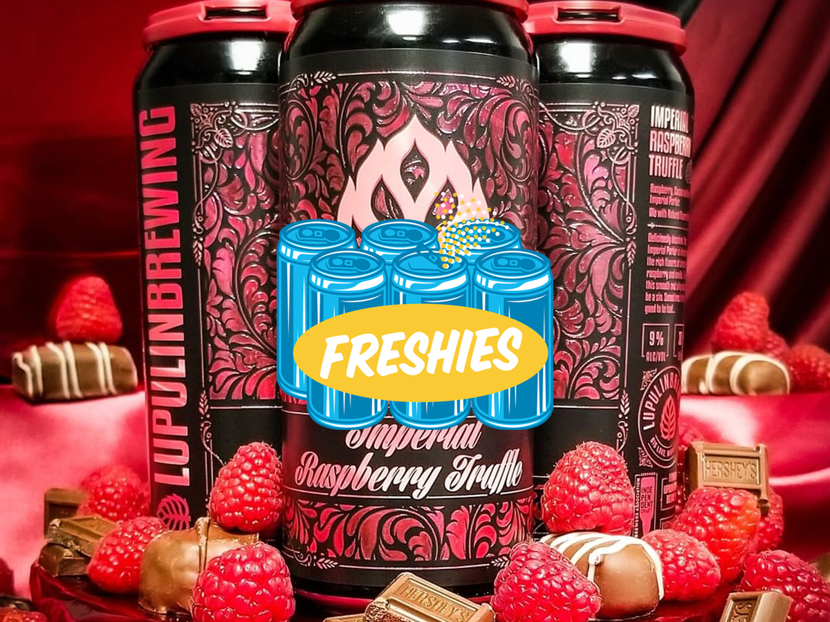 Lupulin Imperial Raspberry Truffle • Photo via Lupulin Brewing