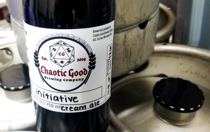 Initiative Cream Ale from Chaotic Good Brewing Company in Kasson, Minnesota • Photo by Scott Stroh