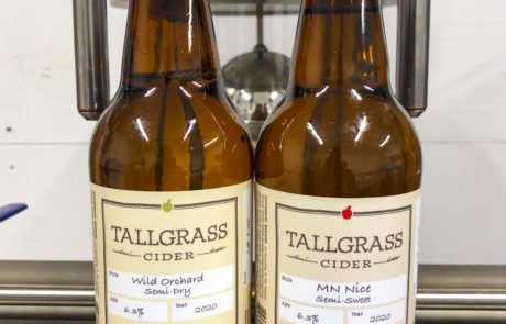 MN Nice Semi-Sweet and Wild Orchard Semi-Dry ciders from Tallgrass Cider in Madelia, Minnesota