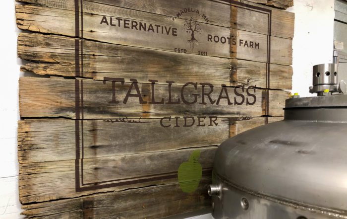 Tallgrass Cider is a new offering from John and Brooke Knisley of Alternative Roots Farm in Madelia, Minnesota • Photo via Tallgrass Cider
