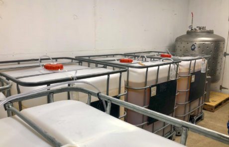 Fresh juice ready to ferment at Tallgrass Cider • Photo via Tallgrass Cider