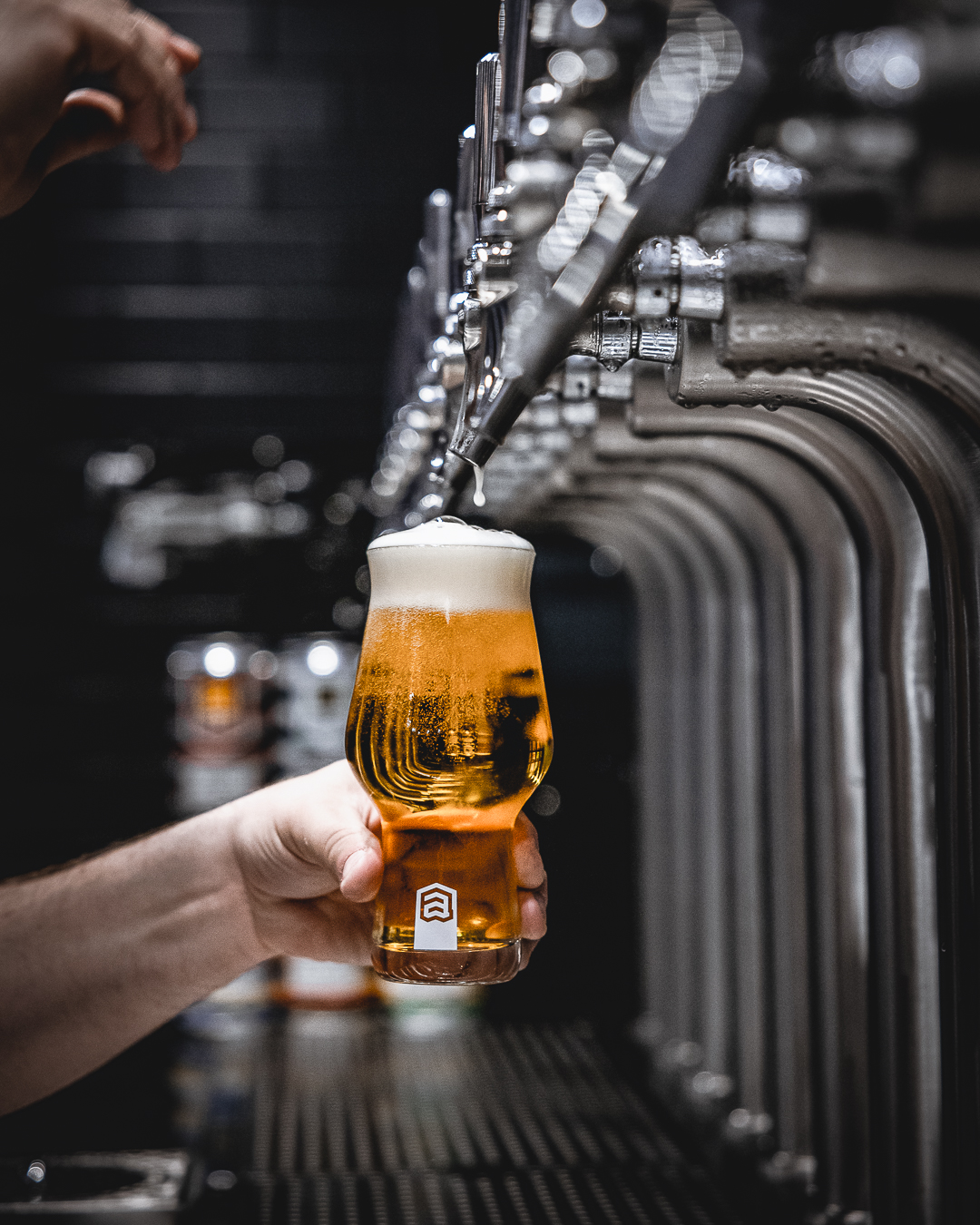 Arbeiter Hoop Jump Cold IPA • Photo via Arbeiter Brewing