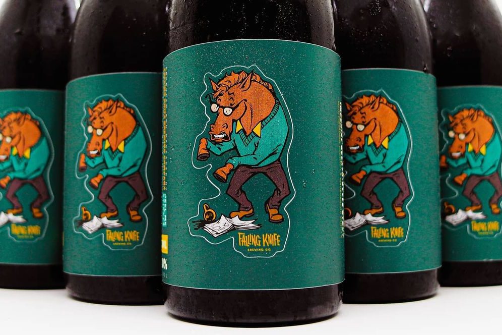 Falling Knife Reverse Centaur • Photo via Falling Knife Brewing Company