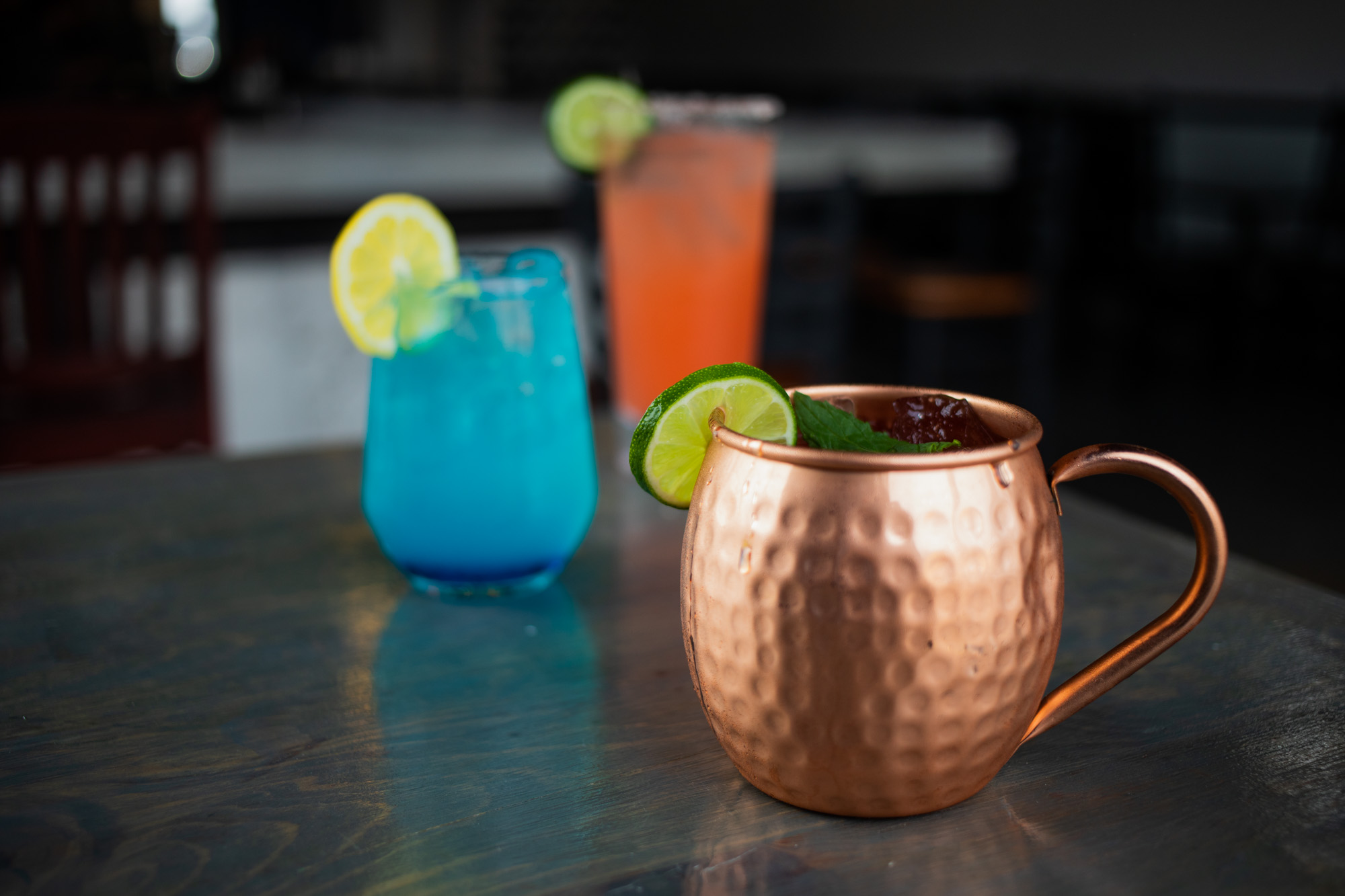 Cocktails like a Moscow Mule with mint-infused vodka will be served up at A. Davis Distillery's cocktail room, Pocket Square Cocktail Lounge in New Hope • Photo by Jordan Wipf