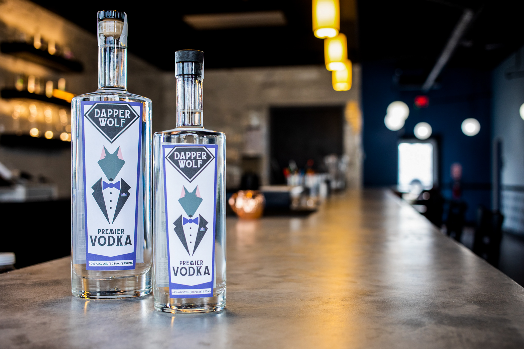 A. Davis Distillery's handcrafted spirits to fill glasses at its Pocket