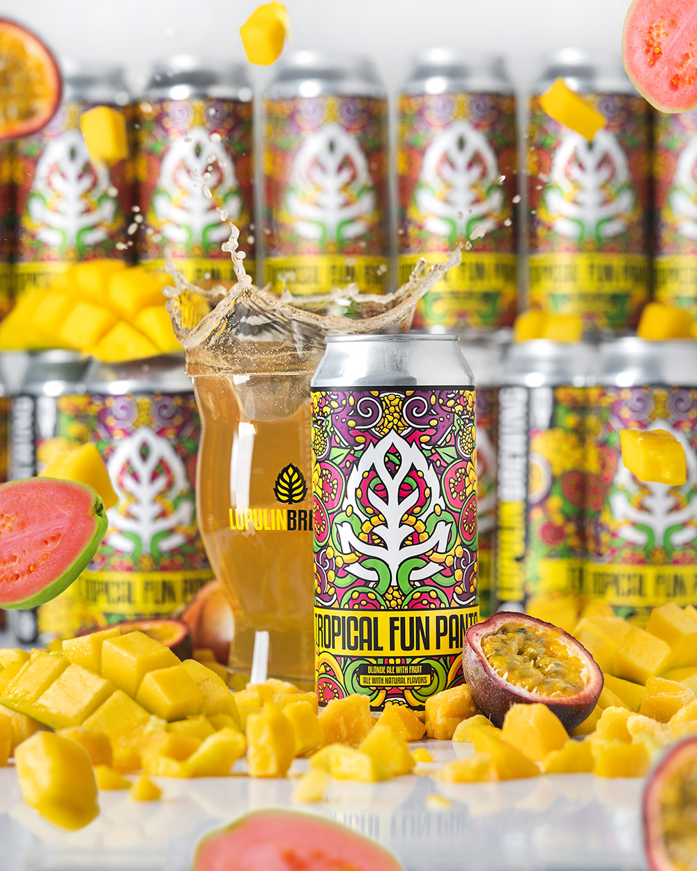 Lupulin Tropical Fun Pants • Photo via Lupulin Brewing