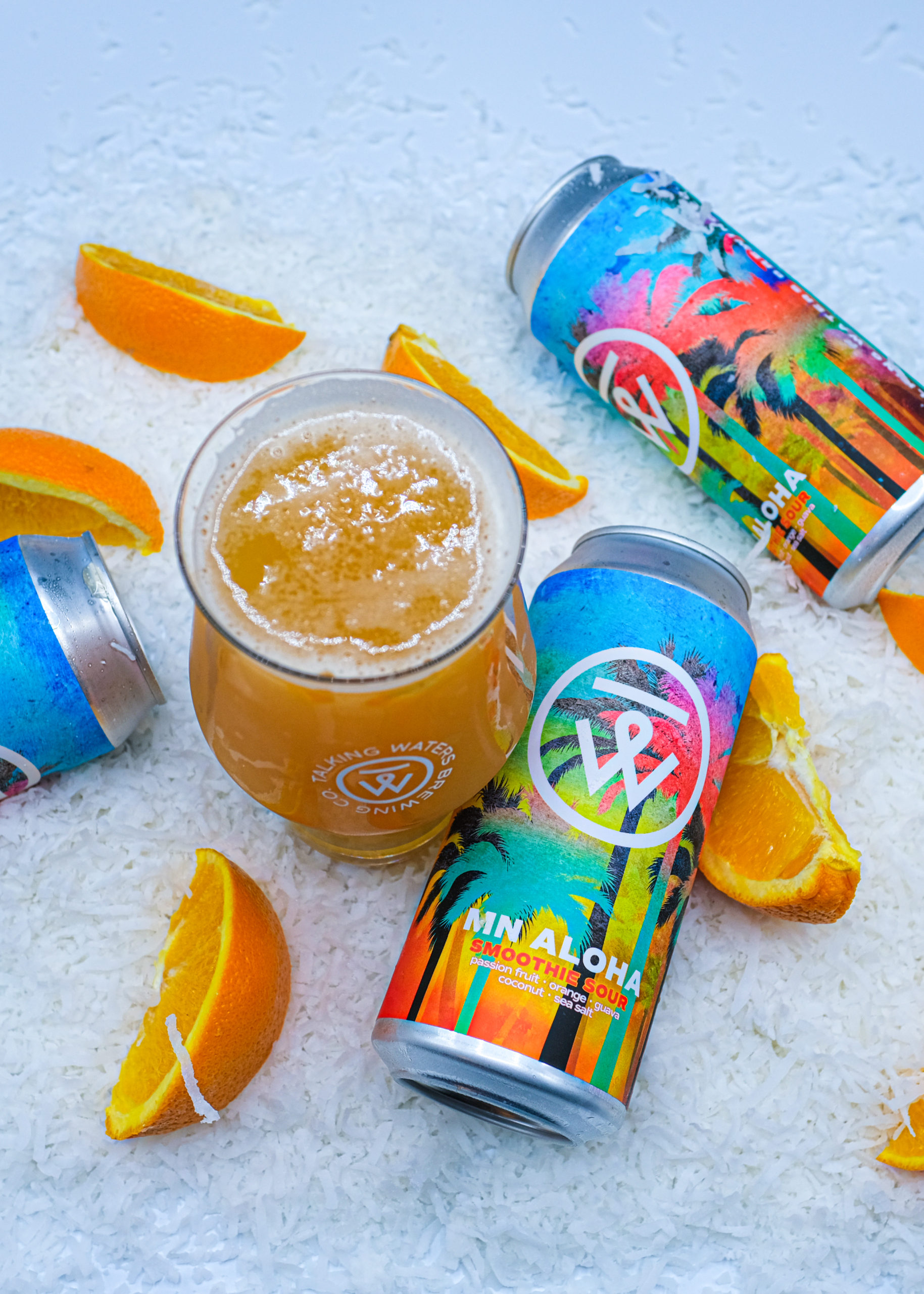 Talking Waters MN Aloha Smoothie Sour • Photo via Talking Waters Brewing Company