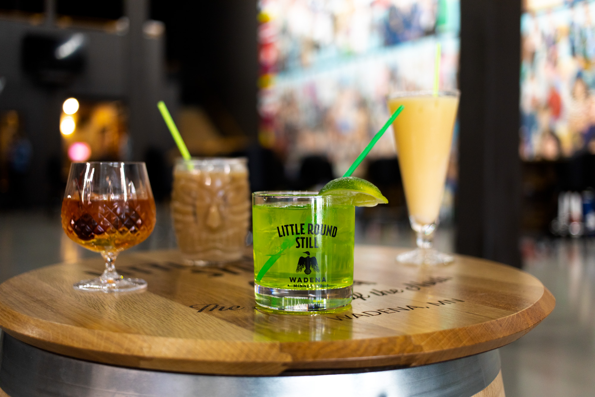 Cocktails at Little Round Still • Photo by Jordan Wipf