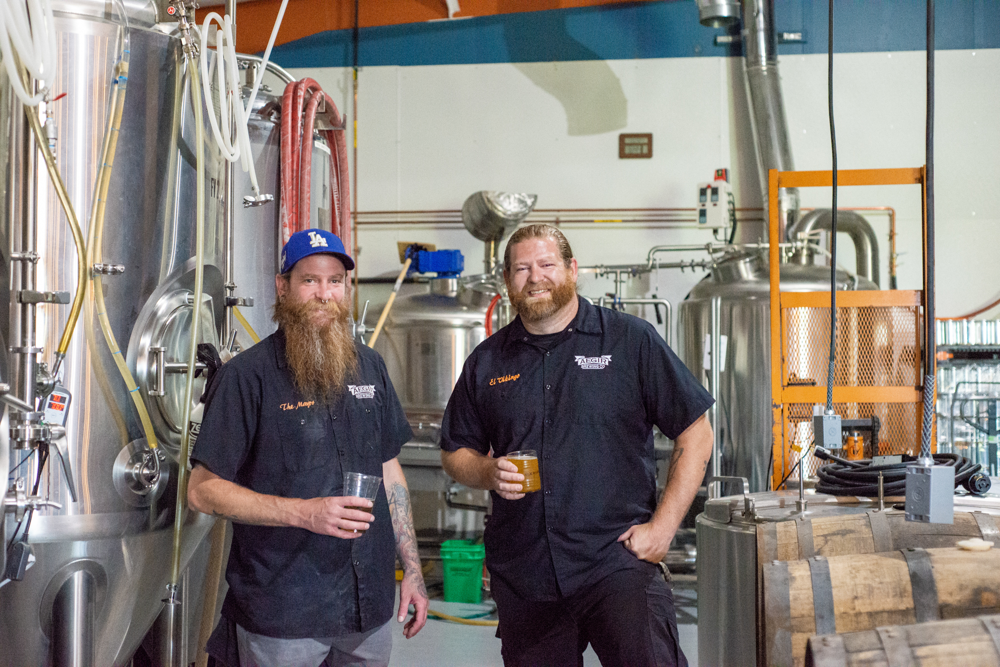 AEGIR Brewing co-founders Jeremy Jones (left) and Tim Jones • Photo by Katelyn Regenscheid