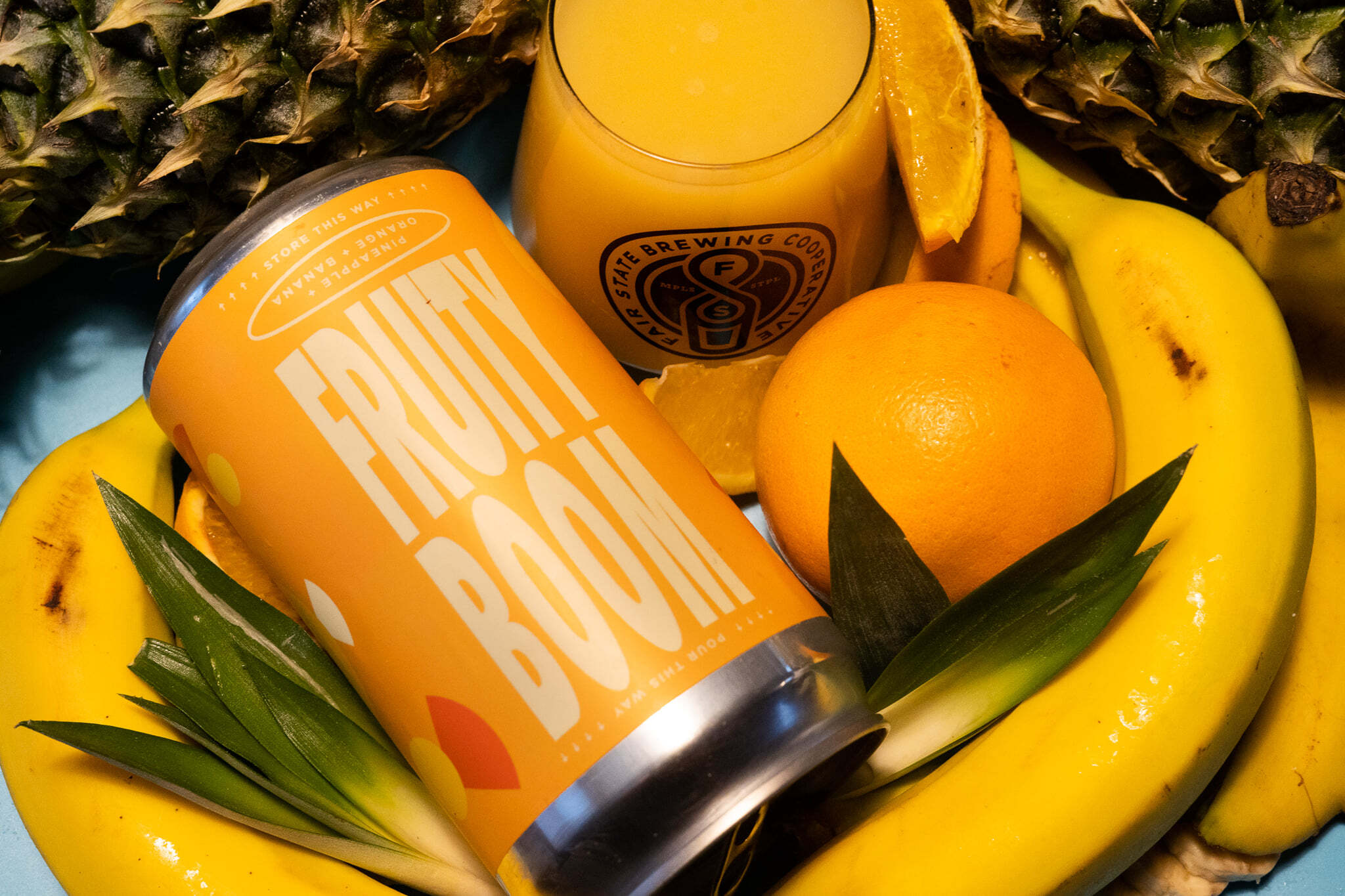Fair State Fruit Boom Hard Smoothie Seltzer • Photo via Fair State Brewing Cooperative