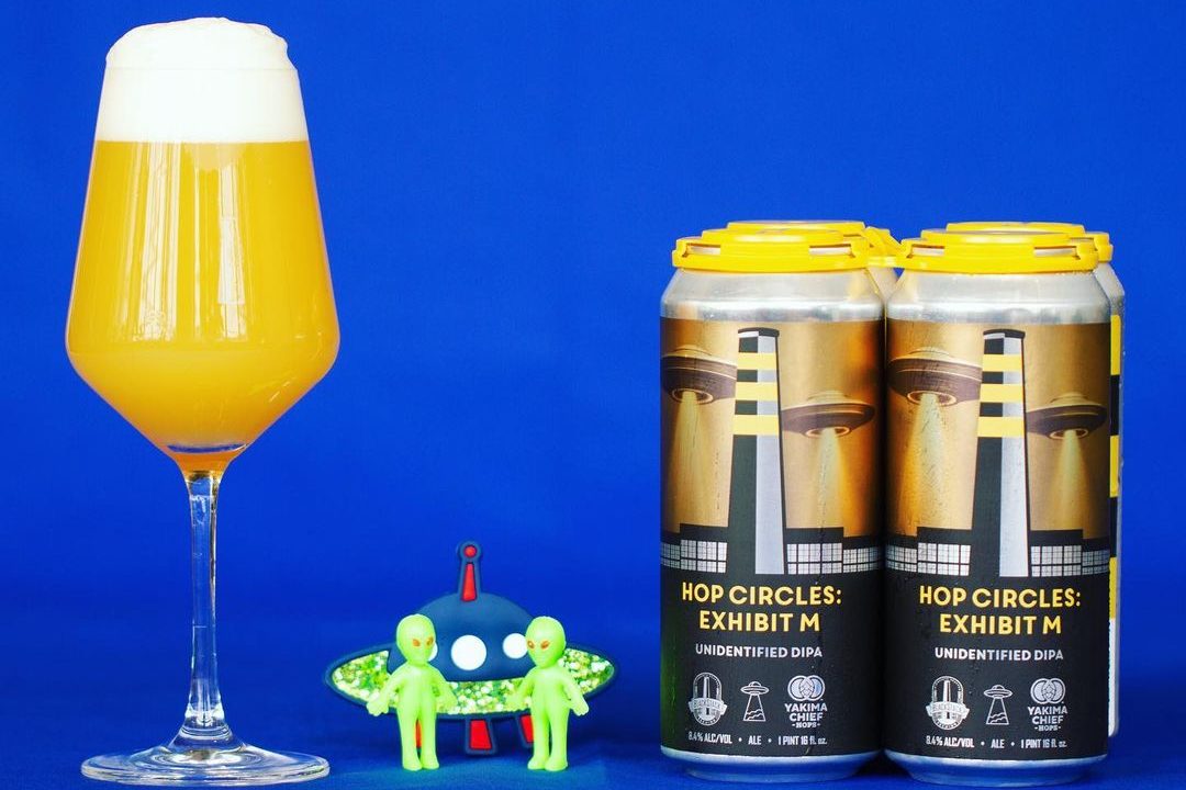 BlackStack Hop Circles: Exhibit M • Photo via BlackStack Brewing