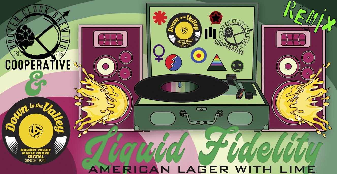 Broken Clock Liquid Fidelity Remix • Photo via Broken Clock Brewing Cooperative