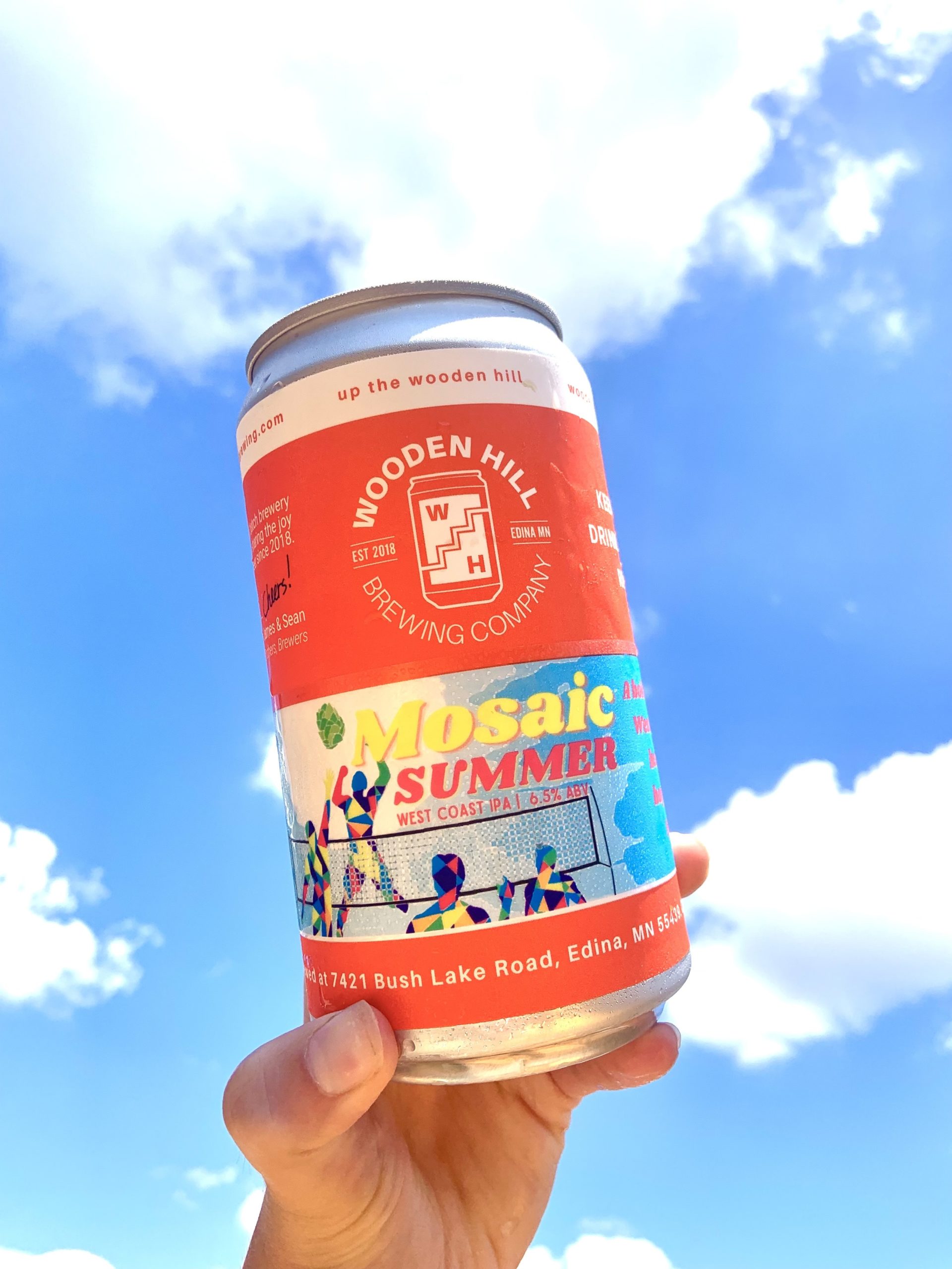 Wooden Hill Mosaic Summer • Photo via Wooden Hill Brewing Company