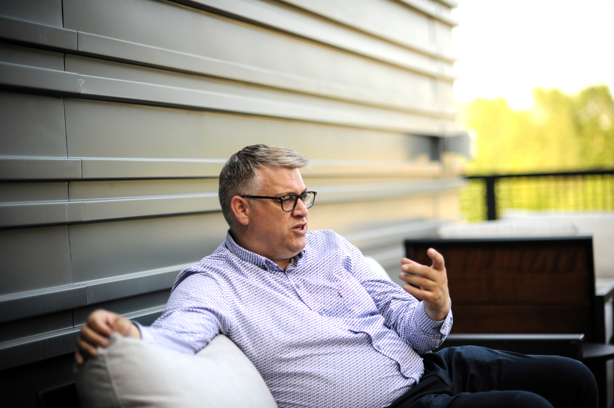 O'Shaughnessy Master Distiller Brian Nation • Photo by Dan Muprhy