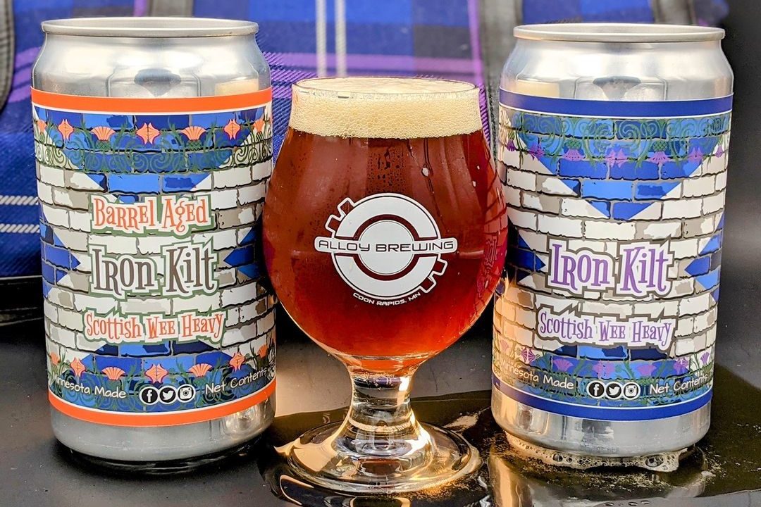 Alloy Barrel Aged Iron Kilt Wee Heavy • Photo via Alloy Brewing