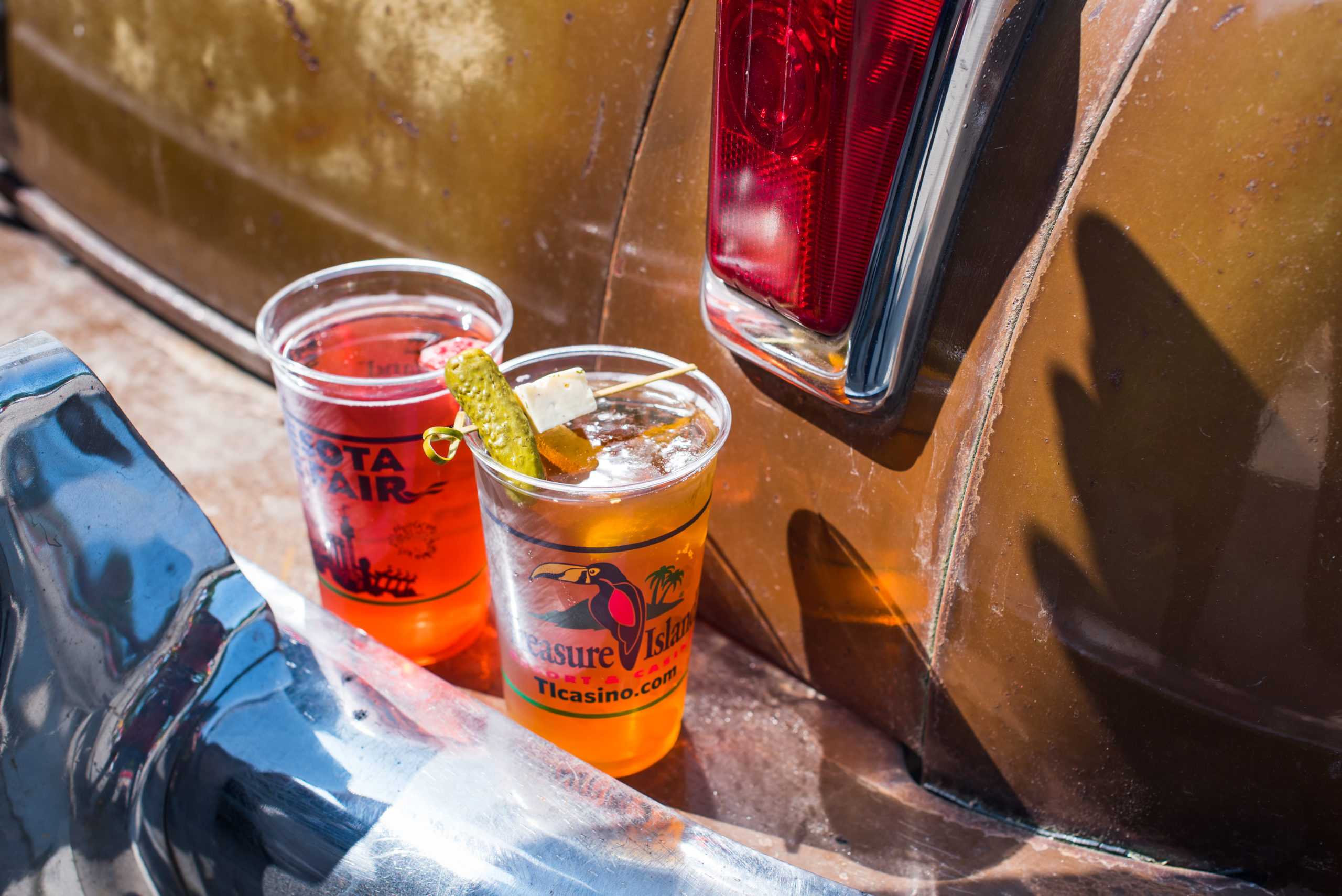Dill Pickle Ale (right) will be served up again at Giggle's Campfire Grill • Photo by Kevin Kramer