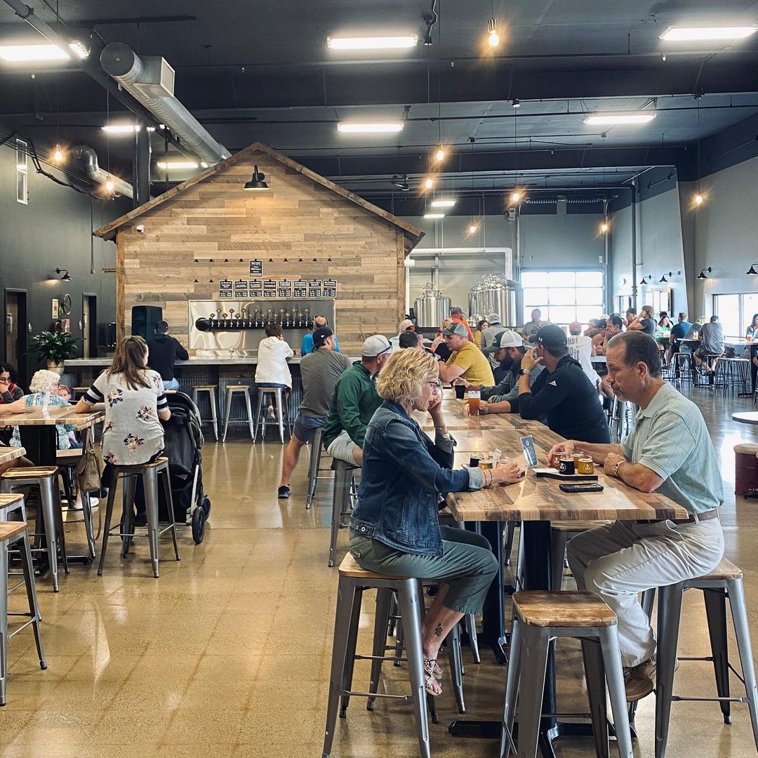 Back Shed Brewing Company opened in Waite Park on August 21, 2021 • Photo via Back Shed Brewing Company
