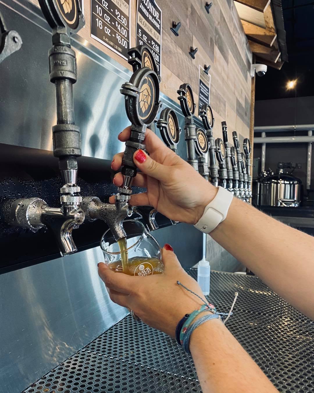 Back Shed Brewing Company opened in Waite Park on August 21, 2021 • Photo via Back Shed Brewing Company