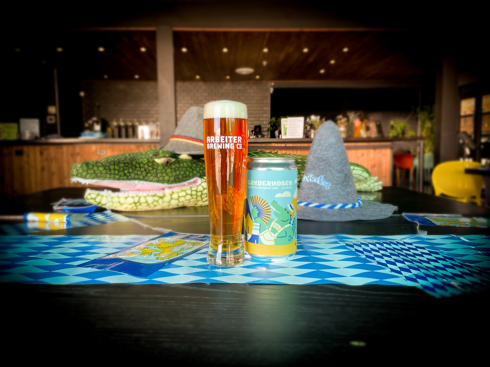 Arbeiter Gayderhosen collaboration with Deviant Minds • Photo courtesy Arbeiter Brewing Company