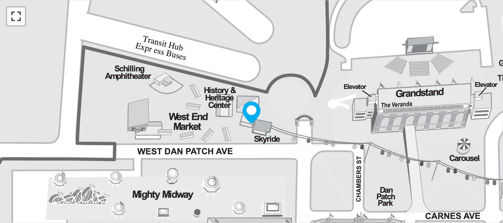 The Blue Barn at the Minnesota State Fair • Image via Minnesota State Fair