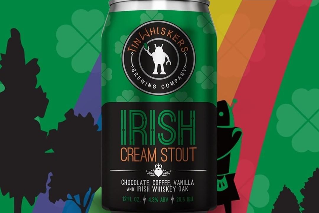 Tin Whiskers Irish Cream Stout • Graphic via Tin Whiskers Brewing Company