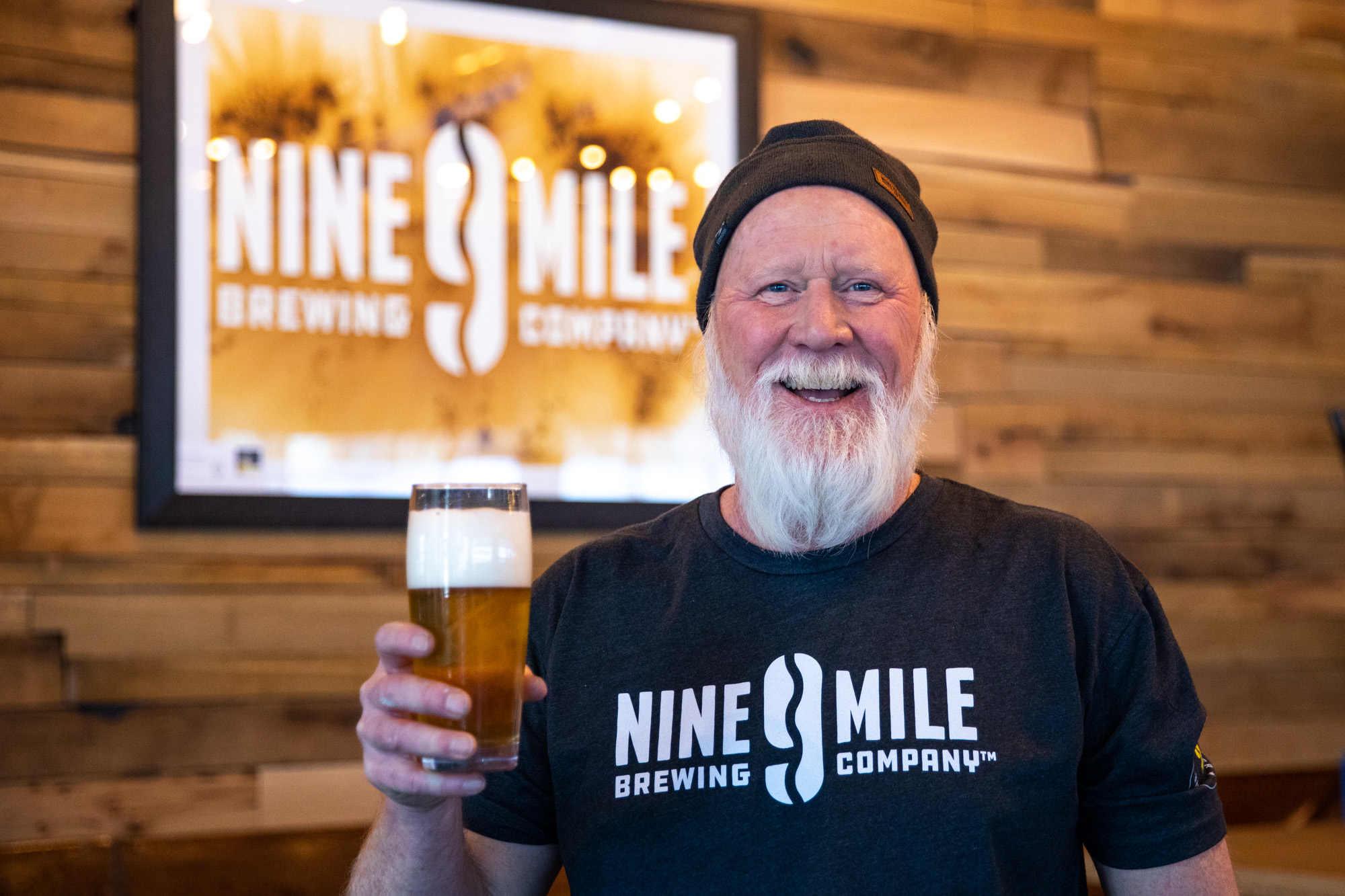 Nine Mile Brewing Company founder Bob Countryman • Photo by Jordan Wipf