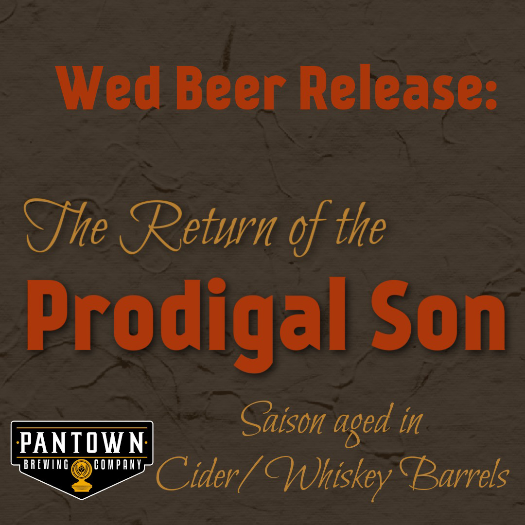 Prodigal Son Event Announcement Banner from Pantown Brewery