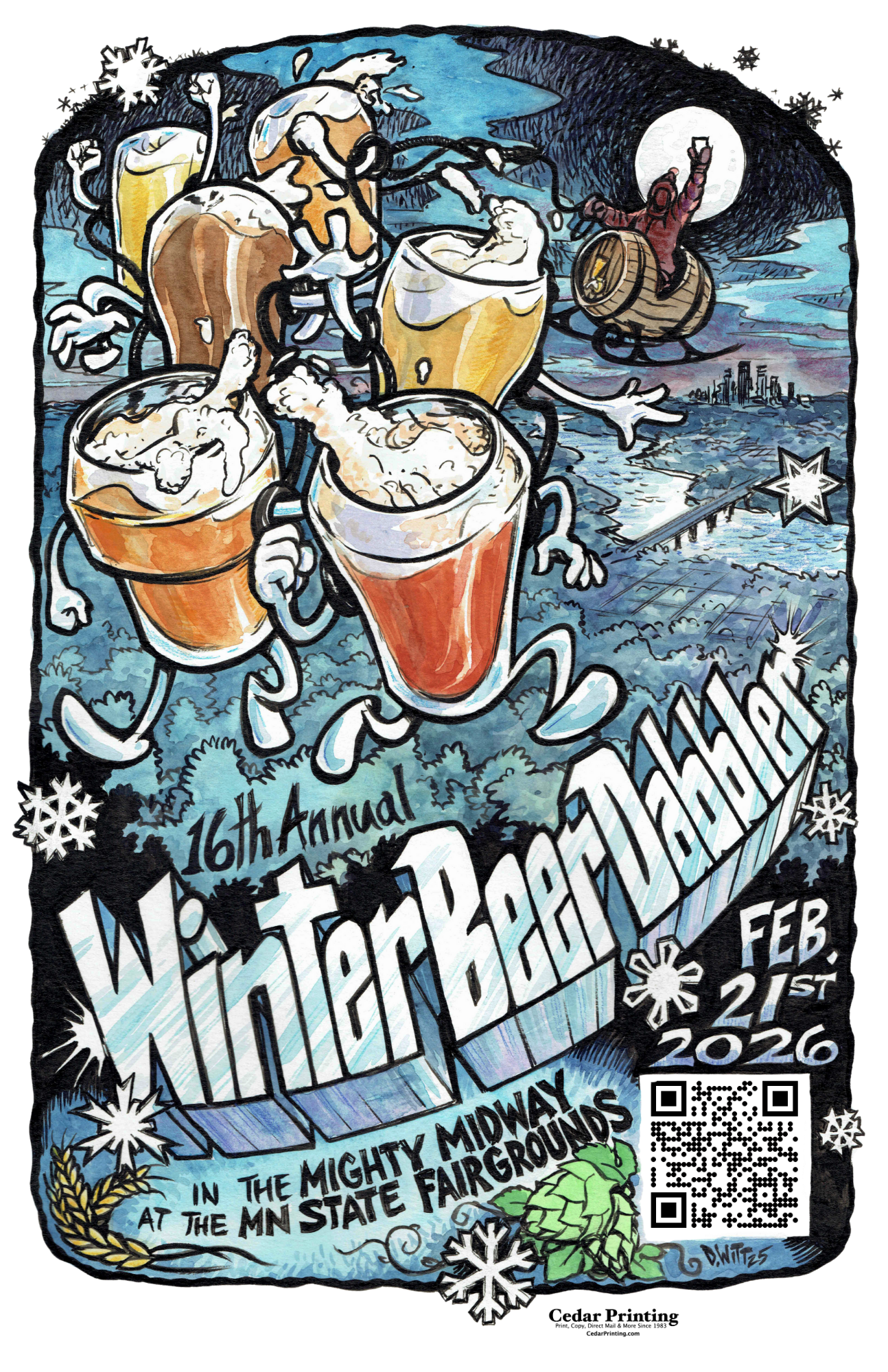 Winter Beer Dabbler 2026 Poster